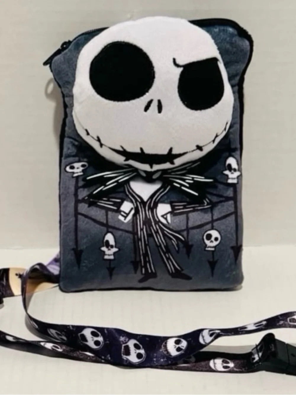 Loungefly Disney NWT NBC Jack & Sally Pumpkins Backpack, Coin Purse & Lanyard